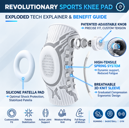 Adjustable Compression Knee Brace Pro™